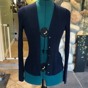 Navy blue cardigan